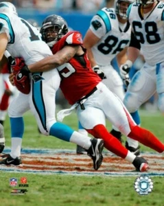 Foto de John Abraham Atlanta Falcons con licencia 8 X 10 AAHI207 - Imagen 1 de 1