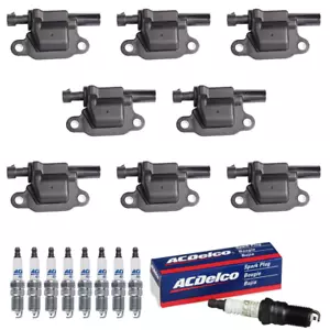 8 Ignition Coil & 8 ACDelco Platinum Spark Plug For GMC Sierra 1500 5.3L UF413 - Picture 1 of 1