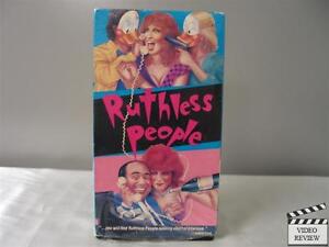 Ruthless People VHS Danny DeVito, Bette Midler, Judge Reinhold, Helen Slater