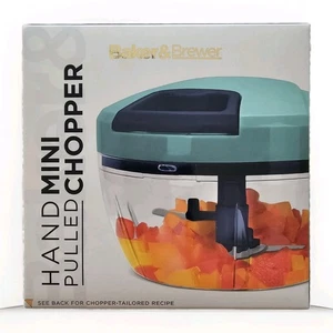 NEW Baker & Brewer Hand Pulled Mini Chopper 16oz Dual Blade Dishwasher Safe - Picture 1 of 6