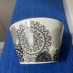 American Atelier At Home tiefe Müslischalen Medaillon schwarz & grau - Bild 1 von 4