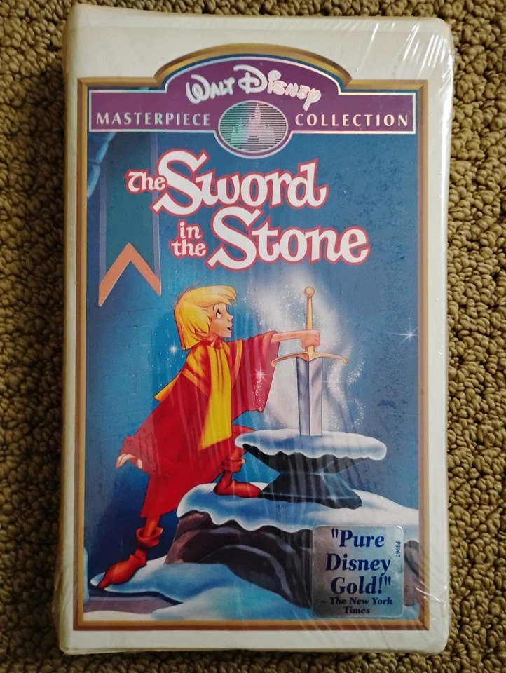 Walt Disney's The Sword in the Stone Masterpiece Collection VHS SEALED - Image 1 of 1