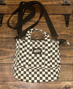 Vans Lil Pergs Tasche schwarz weiß kariert Mini Bag Crossbody Karo Schulter - Bild 1 von 4