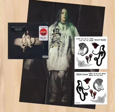 DEBUT ALBUM Billie Eilish WHEN WE ALL FALL ASLEEP WHERE DO WE GO CD 🎯 EXCLUSIVE - Image 1 of 4