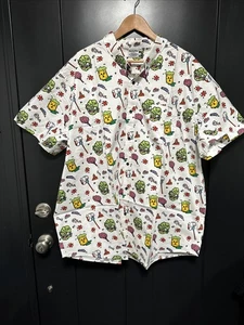 Creepy Company ButtonDown 4XL Toxic Avenger Troma Toxic Crusaders NWOT - Picture 1 of 5