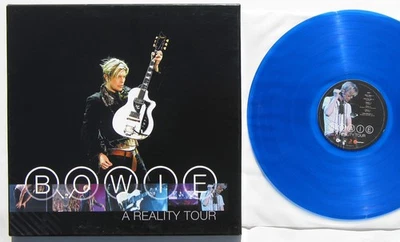 DAVID BOWIE Reality Tour 3x LP box 2016 Limited Edition nm 180 gram blue vinyl Foto 1 de 4