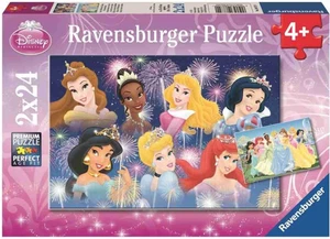 NEW Ravensburger 2x24 Pieces Jigsaw Puzzle 4+ Ages Disney Princesses - Picture 1 of 3