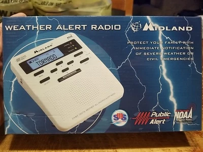 Midland WR-100 All Hazards Alert Weather Radio NOAA Storm Warning  - New  - Image 1 of 4