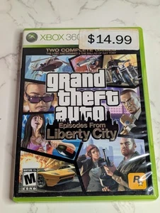 Grand Theft Auto Episodes from Liberty City XBox 360 - Case & Game - TESTED - Picture 1 of 5