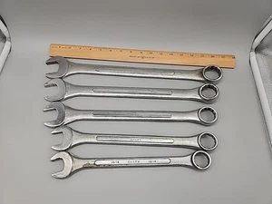 Wrench 15/16" To 1 1/4" Open End Combination Shark Brand Set of 5 Wrenches - Picture 1 of 15
