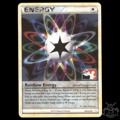 Rainbow Energy PLAY! Holo #104/123 Promo MP/Moderatly Played Pokemon 2010 - Image 1 of 3