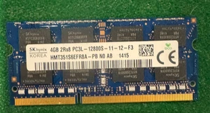 4GB (2x4GB) PC3L-12800s DDR3-1600MHz 2Rx8 Non-ECC Hynix HMT351S6EFR8A-PB - Picture 1 of 1