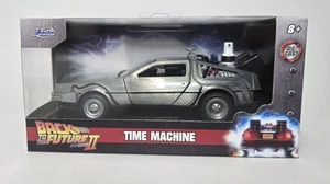JADA Back To The Future II Time Machine Gray DeLorean Die Cast Car Model New - Picture 1 of 5