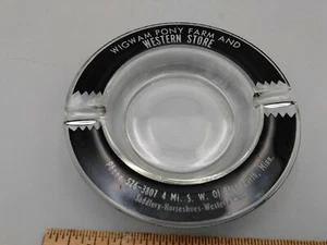 Vintage Wigwam Pony Farm And Western Store Ashtray Blue Earth Minn. - Picture 1 of 4