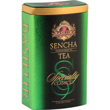 Basilur Tea SENCHA TEA - Green Loose Tea in Metal Tin 100g