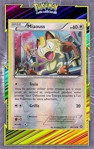 🌈Miaouss Reverse - XY11 - 88/114 - Carte Pokemon Neuve Française - Picture 1 of 1