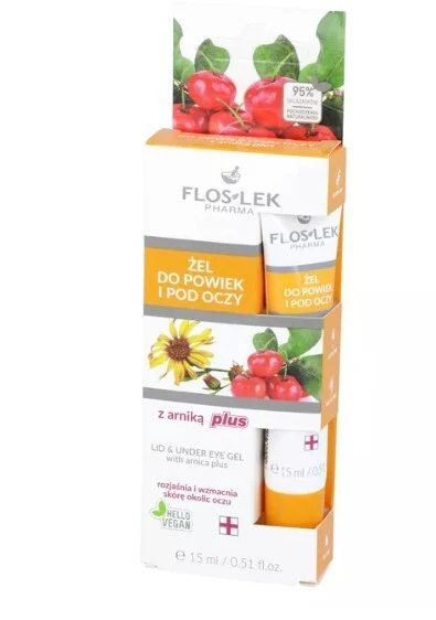 FLOSLEK PHARMA ARNICA under eye and eyelid gel 15 ml