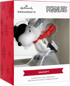 *SNOOPY SKATING* Hallmark Peanuts Christmas Tree Ornament Charlie Brown New! - Picture 1 of 5