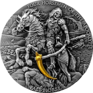 Four horsemen of the apocalypse: Pale Horse 2021 | 2oz silver | Niue - Picture 1 of 5