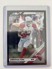 2019 Donruss Christian Kirk Black Press Proof /10 SSP (Cardinals, Jaguars)