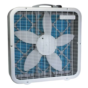 Lasko Air Flex 20" 3-Speed 2-in-1 Box Fan and Air Purifier in One, White, FF305 - Picture 1 of 7