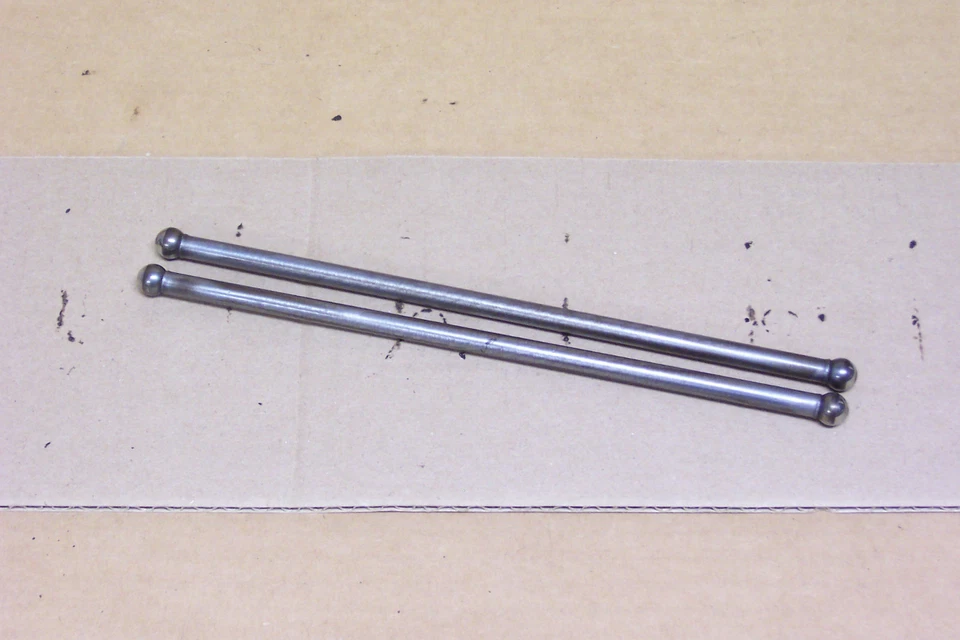 Ford Mustang 1965 1966 1967 1968 1969 varillas de empuje de 6 cilindros (2) aproximadamente 8 1/4" sin ajuste Foto 1 de 1