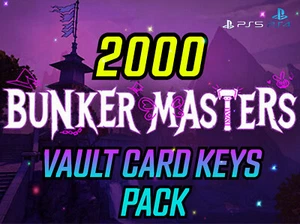 (XBOX PC PS4/PS5) JUEGO DE LLAVES DE TARJETA BUNKER MASTERS VAULT • PAQUETE 2000 - Imagen 1 de 1