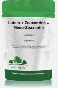 ECO-VITS Luteína (50mg) ZEAXANTINA (10mg) y Meso-Zeaxantina (10mg) - Imagen 1 de 2