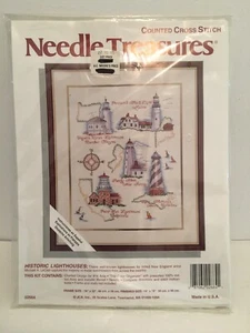 Needle Treasures Historic Lighthouses Counted Cross Stitch Kit New 02664 LeClair - Picture 1 of 4