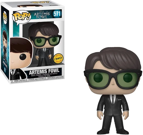Funko Pop CHASE Artemis Fowl with Sunglasses Figure w/ Protector Cover