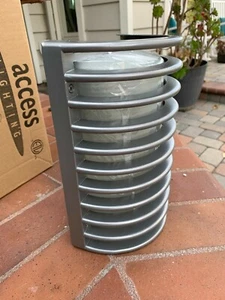 Access Lighting C20399 SAT/FST 10.5" Tall Wall Sconce - Satin / Frosted - Picture 1 of 8