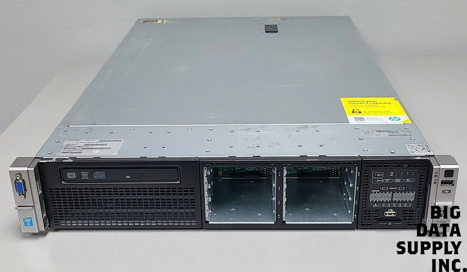 HP Proliant DL380P Gen8 HSTNS-5163 Server Enclosure No HDD No RAM P/N 653200-B21 - Image 1 of 4