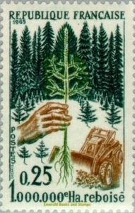 EBS France 1965 - Reforestation - Millionième hectare reboisé - YT 1460 - MNH** - Picture 1 of 1
