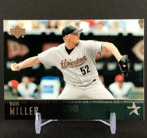 Wade Miller Upper Deck designs and the card 361 Major League Baseball MLB