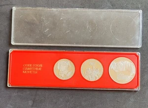 Set 1, 3, 5 rubles 1987 70 years of the Great October Revolution Proof - Picture 1 of 10
