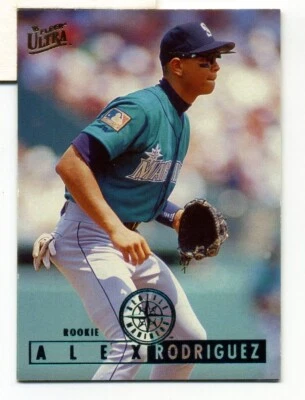 1995 Fleer Ultra Alex Rodriguez #331 Rookie MARINERS RANGERS YANKEES - Image 1 of 2