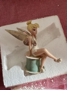 Lenox Disney Pixie Perfection Tinker Bell Figurine April Birthstone Diamond - Picture 1 of 8
