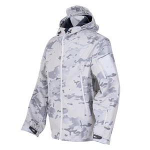 Traje de Asalto Camuflaje Nieve, Traje de Entrenamiento Táctico Piel de Tiburón, Cremallera para Axilas - Imagen 1 de 22
