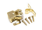 240 X Double Roller Catch Cupboard Fasteners EB Brass Plated + Screws | Onestopd