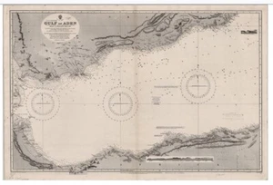 VINTAGE ADMIRALTY CHART. No.6b. GULF OF ADEN, SHEET 2-WESTERN PART. 1912 Edition - Picture 1 of 10