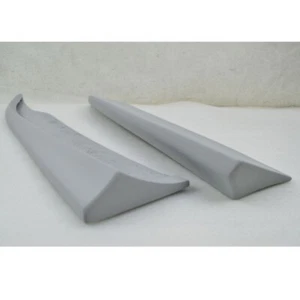 Matte Black For Mercedes Benz W204 LCI Sport Sedan Rear Bumper Side Splitter - Picture 1 of 4