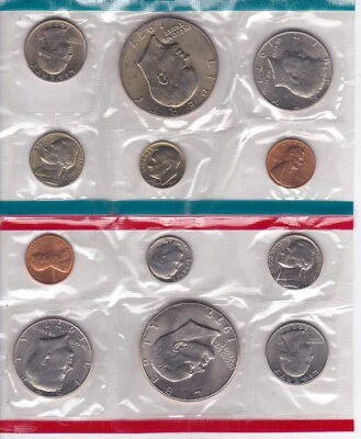 KAPPYSCOINS 1977 U S. Mint Uncirculated P & D sets - Image 1 of 2
