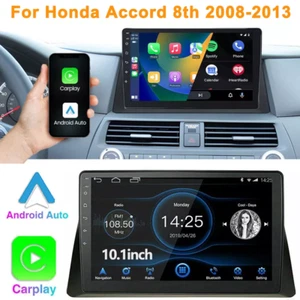10.1'' 2DIN Android 13 Carplay Car Radio GPS 4+64GB For HONDA ACCORD 8 2008-2013 - Foto 1 di 24