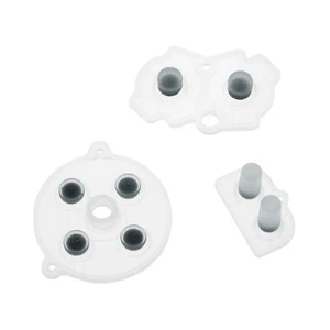 Game Boy Advance Pulsanti in Gomma Contatto Trasparente Tamponi Conduttivi Silicone GBA - Foto 1 di 1