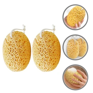 2 Pcs Bath Sponge Sponges Shower Scrubber for Body Men - Picture 1 of 12