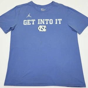 Jordan UNC North Carolina Tar Heels Basketball "Get Into It" Shirt Herren LARGE L - Bild 1 von 6