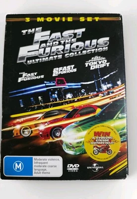 The Fast and the Furious Ultimate Collection DVD First 3 Movies Region 2 and 4 - Image 1 of 4