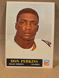 1965 Philadelphia Football #52 Dallas Cowboys Don Perkins Fullback VG-EX - Picture 1 of 4