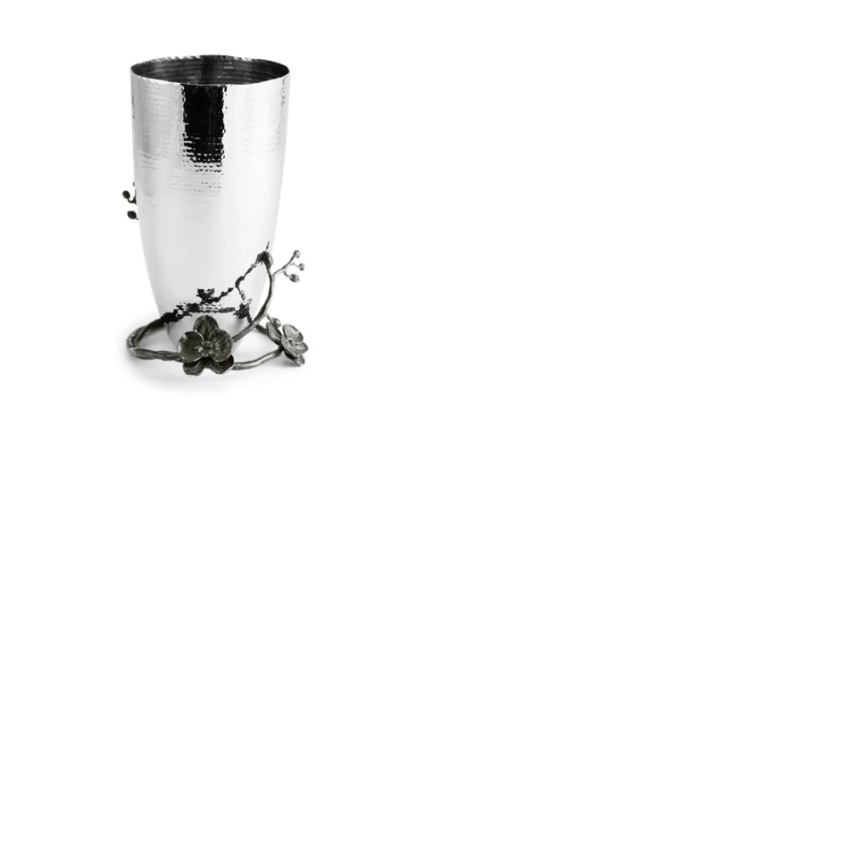 Jarrón Michael Aram orquídea negra mediano de mármol Foto 1 de 1