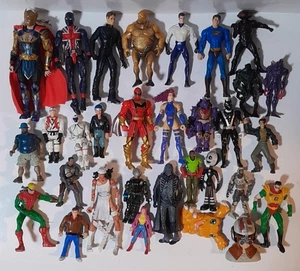 Mixed Action Figure Lot of 31-Power Rangers, Chap Mai, Marvel, Transformer, DC - Picture 1 of 5
